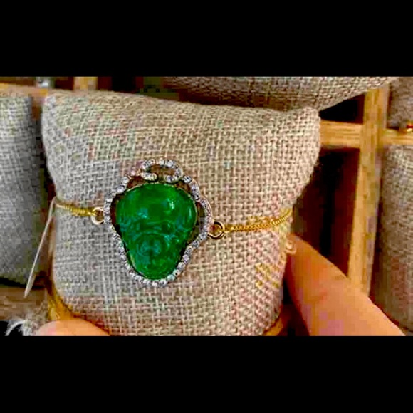 Vintage jade bracelet just purchased today - Picture 2 of 2